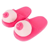 Plüsch-Hausschuhe Busen, Gr. 42-45 Plüsch-Hausschuhe Busen, Gr. 42-45