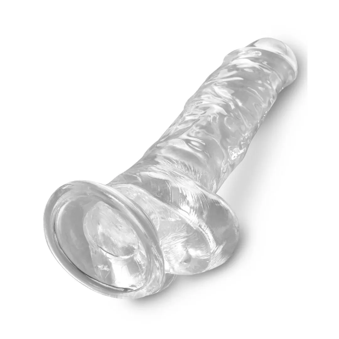 Naturdildo mit Saugnapf „Cock with Balls 8“ – Bild 4