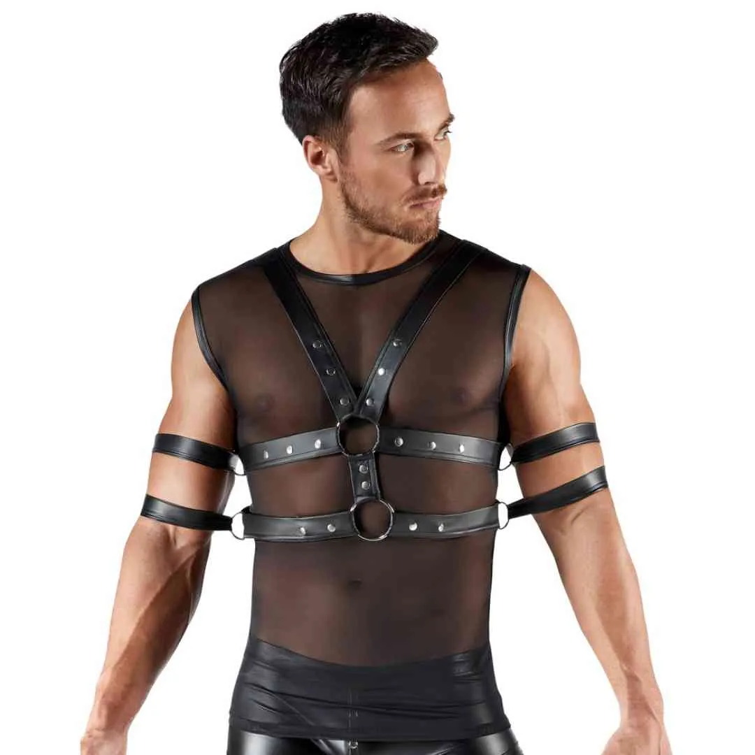 Shirt & Brust-Harness im Set – Bild 5
