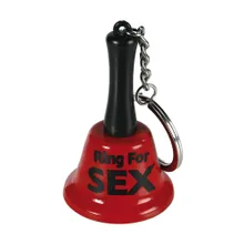 Schlüsselanhänger Tischglocke: Ring for Sex Schlüsselanhänger Tischglocke: Ring for Sex
