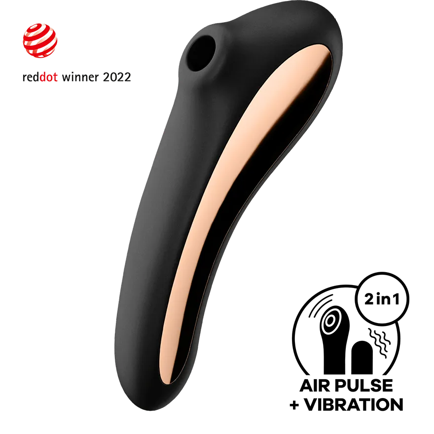 Satisfyer Dual Kiss, 2:1 Vibrator + Druckwellentoy Satisfyer Dual Kiss, 2:1 Vibrator + Druckwellentoy