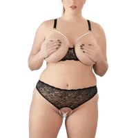 Dessous Set mit Perlenketten Plus Size Dessous Set mit Perlenketten Plus Size