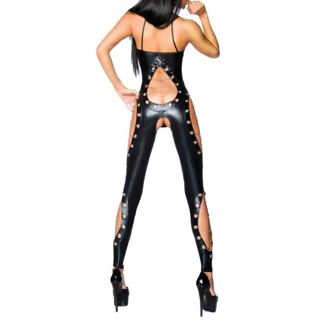 Wetlook Overall mit Cut-Outs – Bild 3