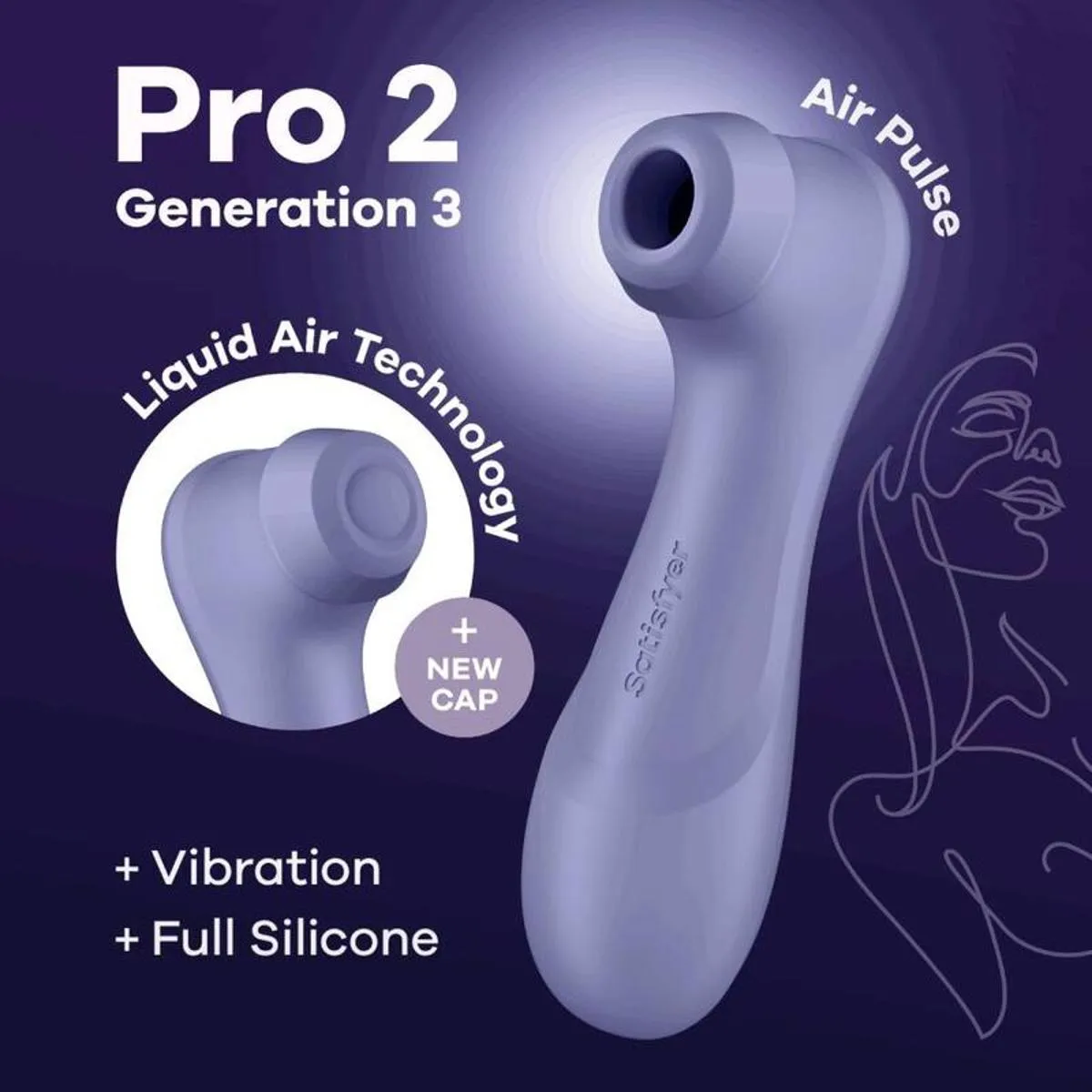 Druckwellenvibrator „Satisfyer 2 Generation 3“ ohne App-Funktion – Bild 3