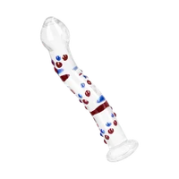 Geschwungener Glasdildo M, 19 cm Geschwungener Glasdildo M, 19 cm