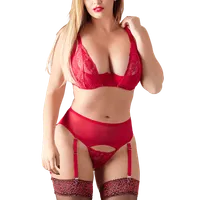 Straps-Set rot Plus Size Straps-Set rot Plus Size
