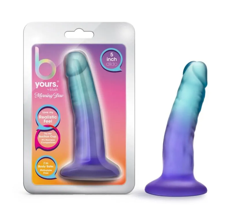 B Yours - Morning Dew Dildo 14 cm - Indigo – Bild 2