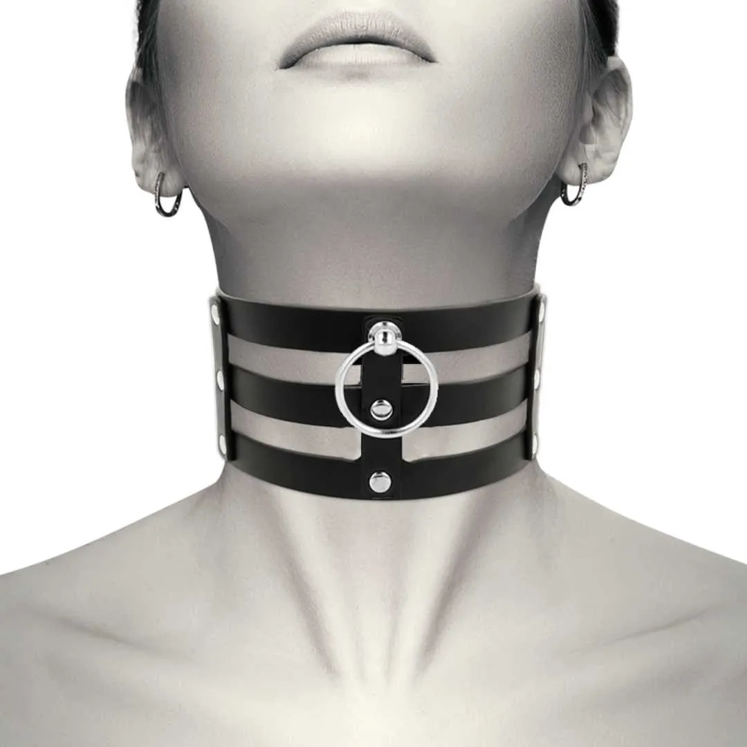 Handgefertigter Choker mit Triple-Band – Bild 3