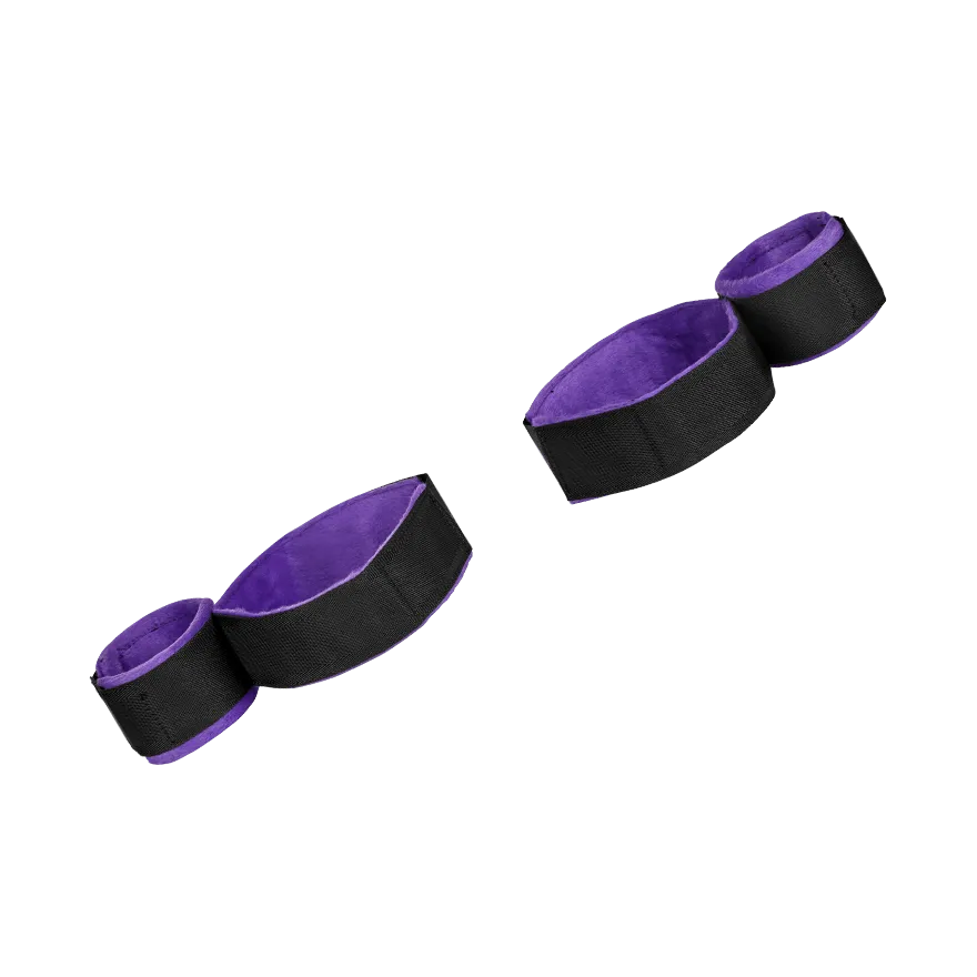 Bein- und Handfixierung aus weichem Plüsch, 2 Teile Bein- und Handfixierung aus weichem Plüsch, 2 Teile