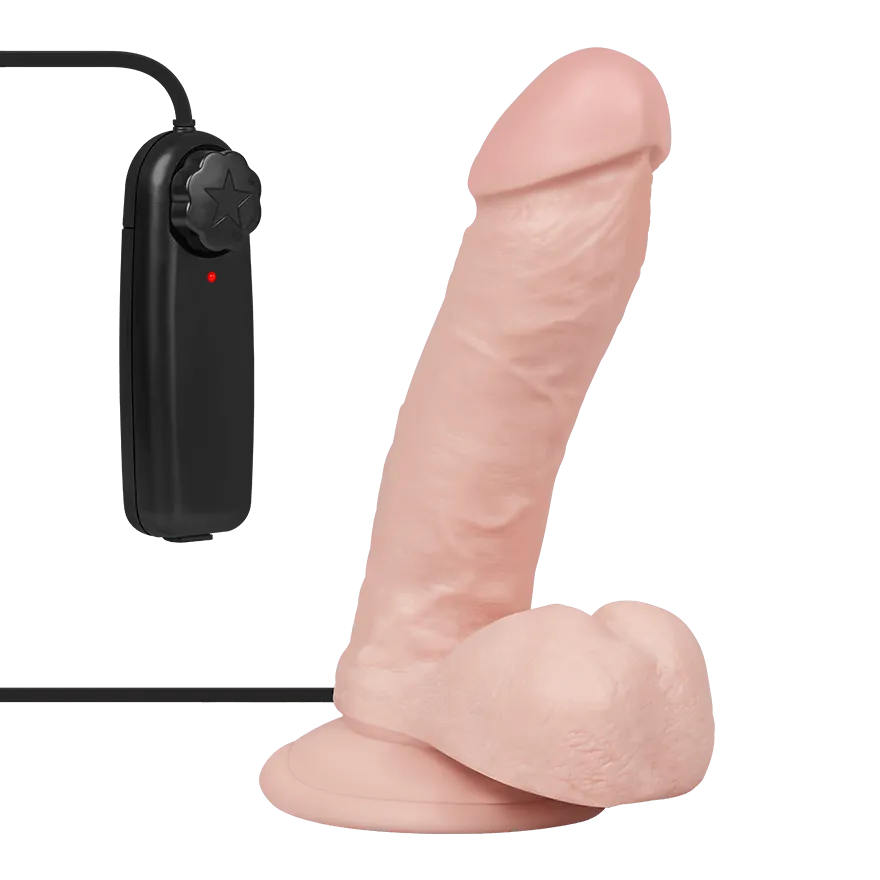 8" Gyrating Vibrating Cock, 20,5 cm 8" Gyrating Vibrating Cock, 20,5 cm