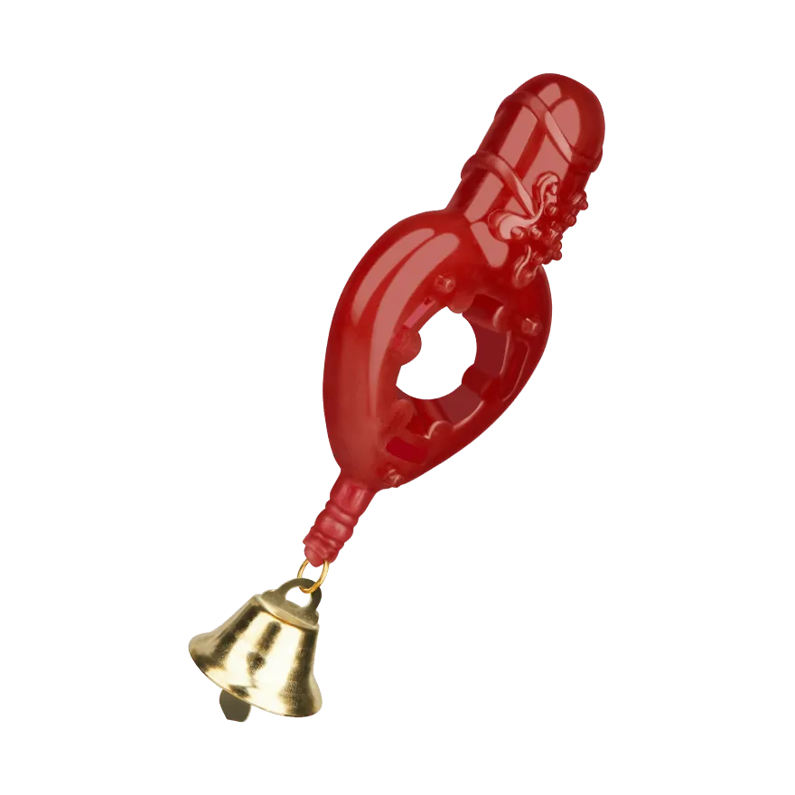 Penisring mit Glöckchen, 2 - 5 cm Penisring mit Glöckchen, 2 - 5 cm