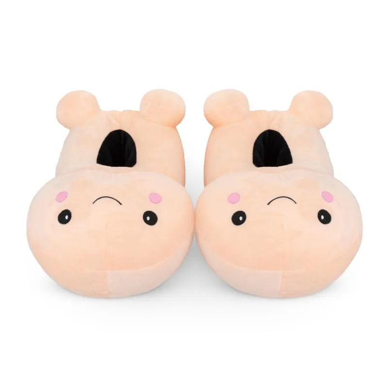 Penisförmige Hausschuhe mit Smiley-Gesicht - Beige – Bild 4