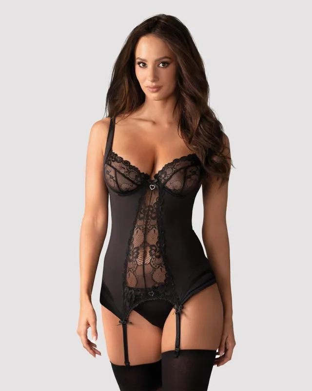 Heartine Strumpfhalter-Korsett-Set – Bild 4