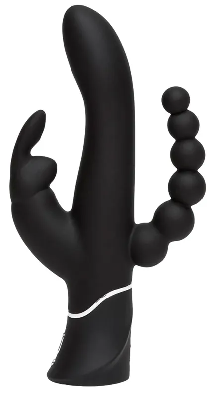 Happy Rabbit – Triple Curve Rabbit Vibrator – Schwarz – Bild 2