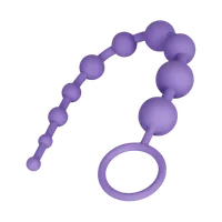 Kugel-Analkette aus Silikon, 32 cm Kugel-Analkette aus Silikon, 32 cm