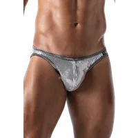 Herren Slip in silber Herren Slip in silber