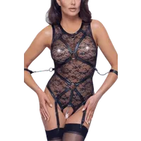 Spitzenbody mit Wetlook Details Spitzenbody mit Wetlook Details
