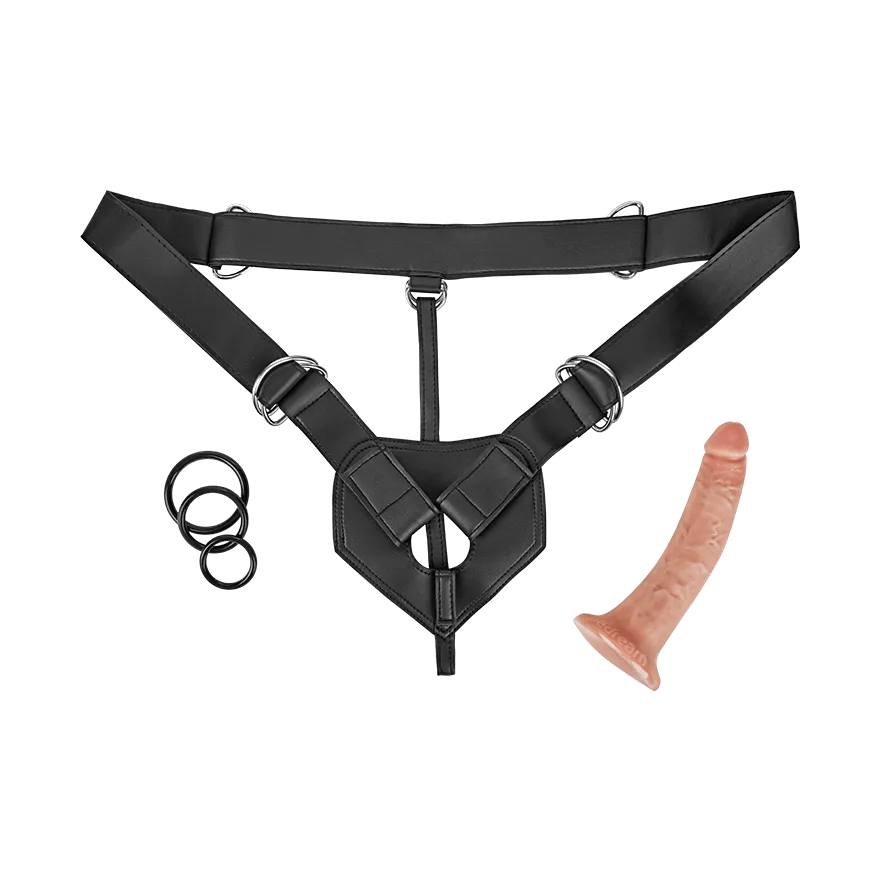 Strap-On Harness, 20 cm, 7 Teile Strap-On Harness, 20 cm, 7 Teile