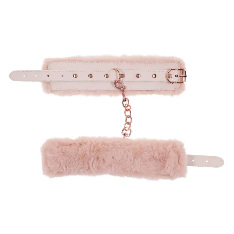 Sportsheets – S&M Peaches ‘n CreaMe Fellhandschellen – Cream – Bild 2