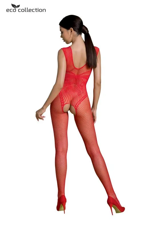Catsuit mit offenem Schritt rot Catsuit mit offenem Schritt rot
