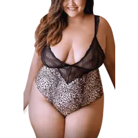 Leoparden Body Plus Size Leoparden Body Plus Size