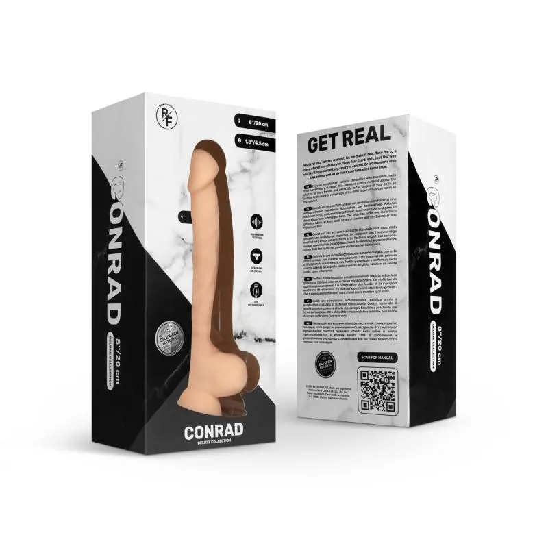 Real Fantasy Deluxe - Conrad Vibrierender, realistischer Dildo - 20 cm – Bild 2