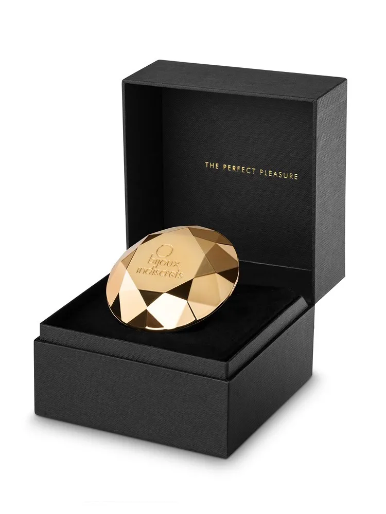 Bijoux Indiscrets Twenty One Vibrating Diamond: Aufliegevibrator, gold Bijoux Indiscrets Twenty One Vibrating Diamond: Aufliegevibrator, gold