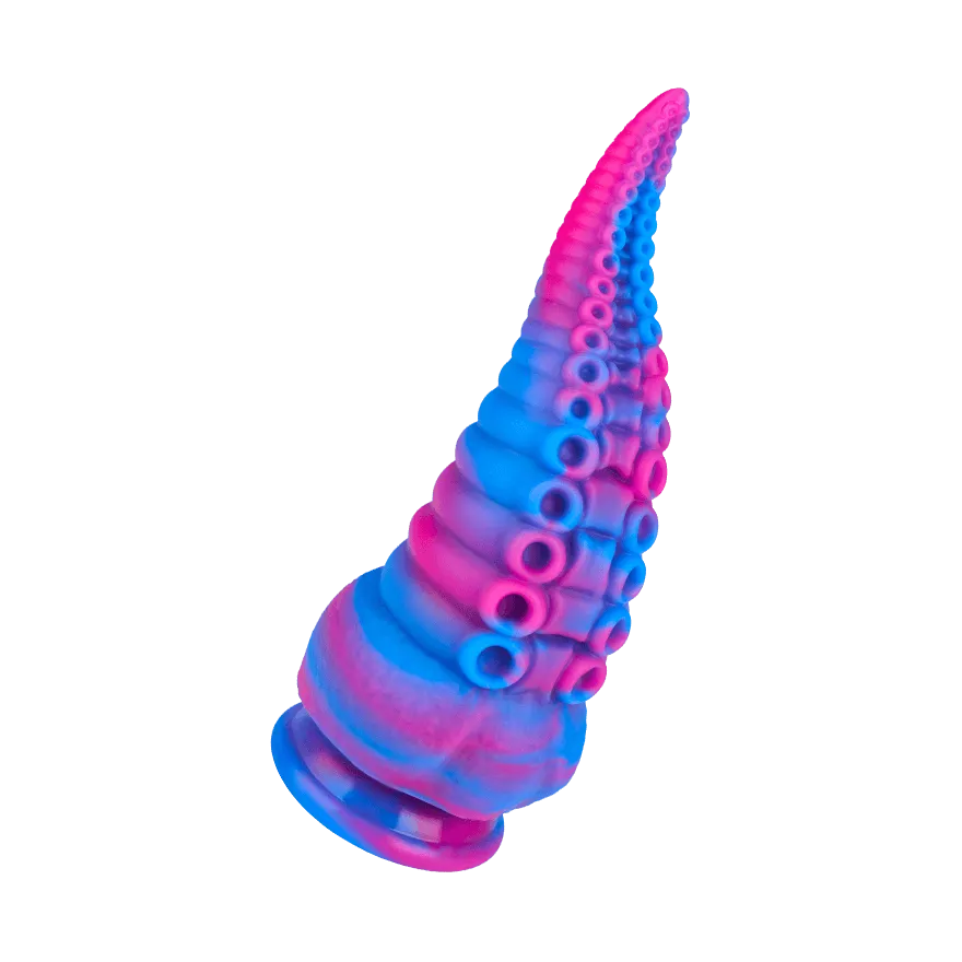 Strukturierter Tentakel-Dildo mit Saugfuß, 19,5 cm Strukturierter Tentakel-Dildo mit Saugfuß, 19,5 cm