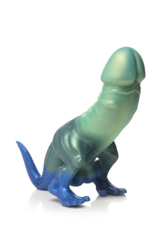 XR Brands - Jurassic Cock Dinosaurier Dildo - Grün & Blau XR Brands - Jurassic Cock Dinosaurier Dildo - Grün & Blau