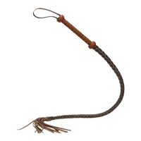 Geflochtene Peitsche aus Reitleder Geflochtene Peitsche aus Reitleder
