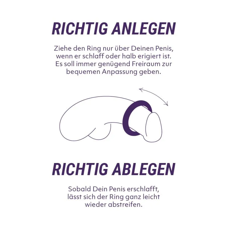 AMORELIE BOLD »Weano« Penisring-Set – Bild 3