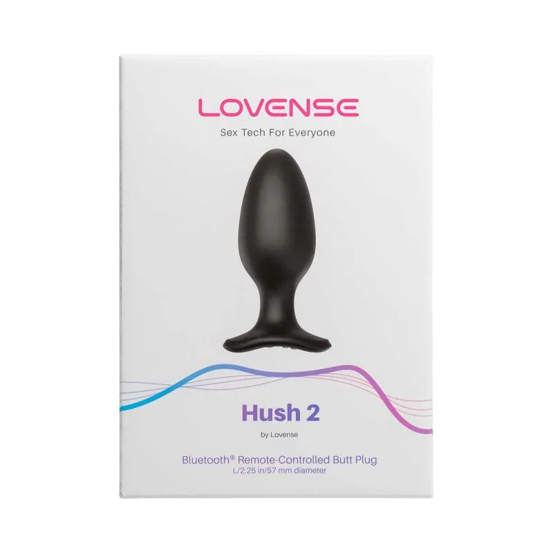 Lovense - Hush 2 Vibrationsbuttplug Mit App - Schwarz – Bild 5
