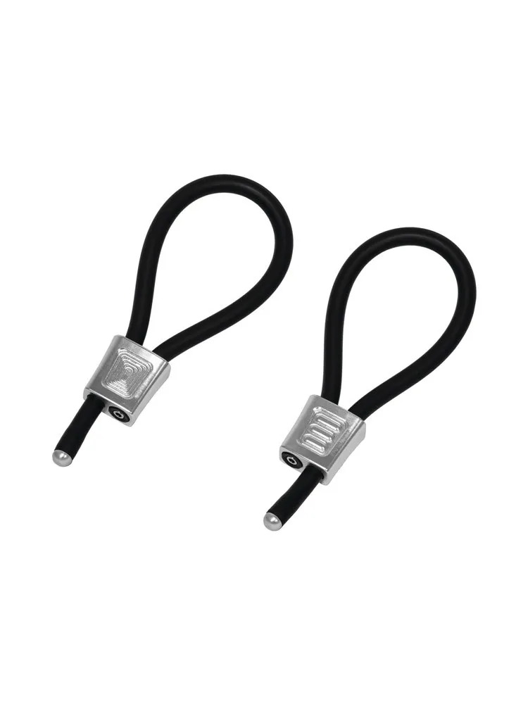 ElectraStim ElectraLoops Prestige: Elektro-Penisschlaufen, schwarz/silber ElectraStim ElectraLoops Prestige: Elektro-Penisschlaufen, schwarz/silber