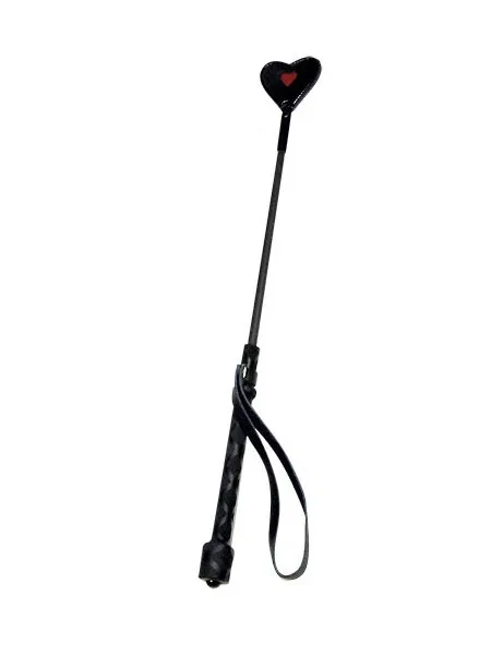 Bad Kitty Gerte mit Herzspitze, schwarz/rot Bad Kitty Gerte mit Herzspitze, schwarz/rot