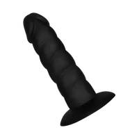 Gerippter Dildo aus Silikon, 13,5 cm Gerippter Dildo aus Silikon, 13,5 cm