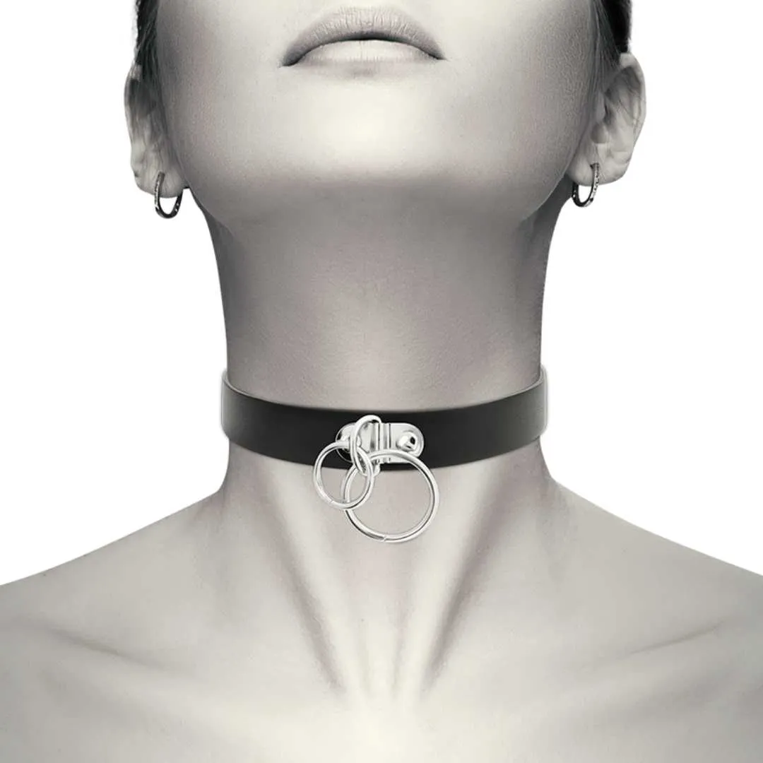 Handgefertigter Choker mit doppeltem Ring – Bild 3