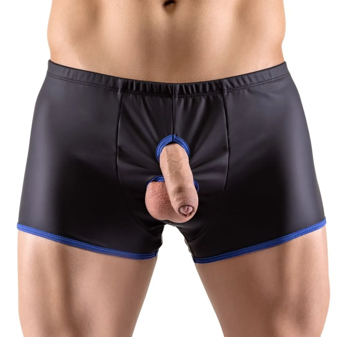 Pants im Mattlook mit Öffnungen für Penis und Hoden, po-frei – Bild 4