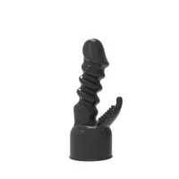 Power Wand Super Dong: Vibratoraufsatz, schwarz Power Wand Super Dong: Vibratoraufsatz, schwarz