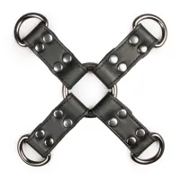 Easytoys Fetish - Schwarzer Hog-Tie aus Leder Easytoys Fetish - Schwarzer Hog-Tie aus Leder