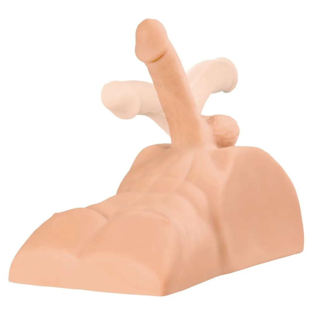 Torso-Masturbator „Perfect Ride“ mit rundum beweglichem Penisdildo – Bild 4