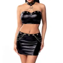 Wetlook Set mit Collar Wetlook Set mit Collar