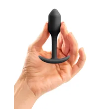 B-Vibe Snug Plug 1: Analplug, schwarz B-Vibe Snug Plug 1: Analplug, schwarz