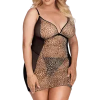 Chemise in Leo-Optik Plus Size Chemise in Leo-Optik Plus Size