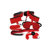 Bad Kitty Red Giant Fesselset 8teilig, rot/schwarz Bad Kitty Red Giant Fesselset 8teilig, rot/schwarz