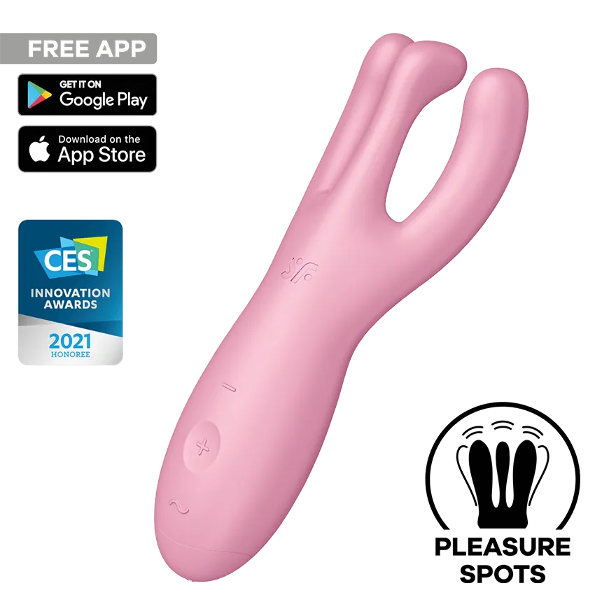 Satisfyer Threesome 4 Connect App, 14 cm Satisfyer Threesome 4 Connect App, 14 cm