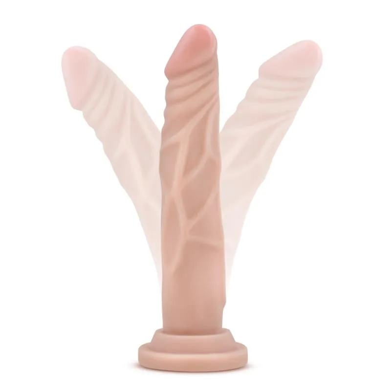 Dr. Skin Realistischer Dildo mit Saugnapf - 19cm - Beige – Bild 5