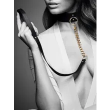 Bijoux Indiscrets Maze: Halsfessel mit Führleine, schwarz Bijoux Indiscrets Maze: Halsfessel mit Führleine, schwarz