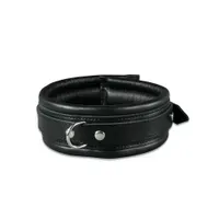 Xx-DreamsToys: Leder-Halsfessel, schwarz Xx-DreamsToys: Leder-Halsfessel, schwarz