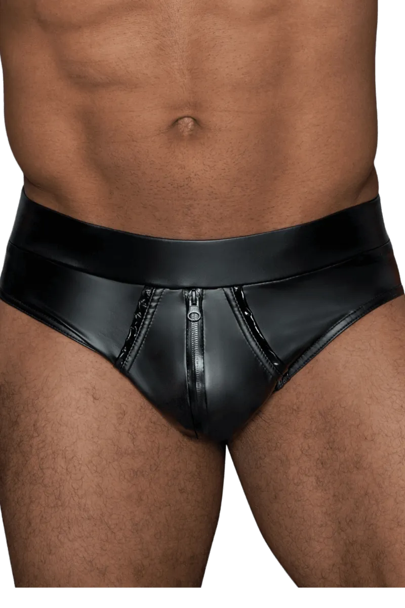 Wetlook Slip mit Reißverschluss Wetlook Slip mit Reißverschluss