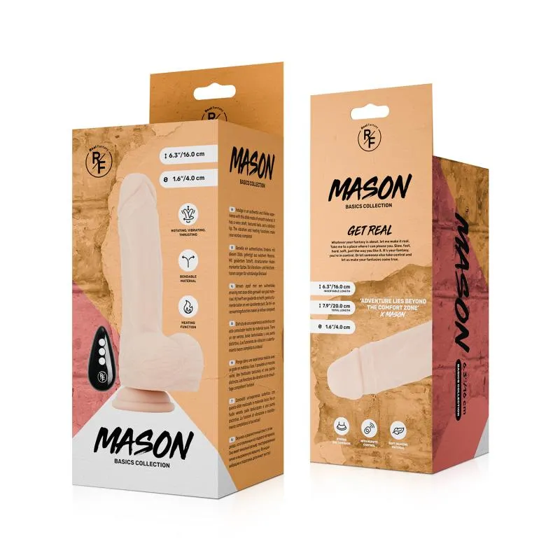 Real Fantasy - Mason Stoßender, heizender, vibrierender Dildo Real Fantasy - Mason Stoßender, heizender, vibrierender Dildo